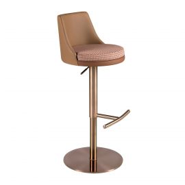 Scaune Bar - Scaun de bar pivotant cu inaltime reglabila Stool maro