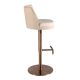 Scaune Bar - Scaun de bar pivotant cu inaltime reglabila Stool crem