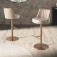 Scaune Bar - Scaun de bar pivotant cu inaltime reglabila Stool crem