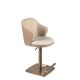 Scaune Bar - Scaun de bar pivotant cu inaltime reglabila Stool crem/ maro