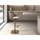 Scaune Bar - Scaun de bar pivotant cu inaltime reglabila Stool crem/ maro