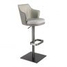 Scaun de bar pivotant cu inaltime reglabila Stool gri