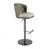 Scaun de bar pivotant cu inaltime reglabila Stool verde inchis