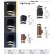 Aplice - Aplica LED CCT perete exterior IP65 Urfa Line antracit
