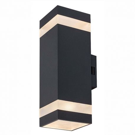 Aplice - Aplica LED CCT perete exterior IP65 Urfa Line antracit