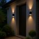 Aplice - Aplica LED CCT perete exterior IP65 Urfa Line antracit