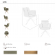 Scaune - Scaun modern pivotant Olive green