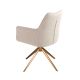 Scaune - Scaun modern pivotant tesatura Crem
