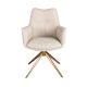 Scaune - Scaun modern pivotant tesatura Crem
