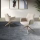 Scaune - Scaun modern pivotant tesatura Crem