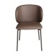 Scaune - Scaun modern design italian, Piele Sintetica Maro