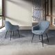 Scaune - Scaun modern design italian tesatura Gri Albastrui