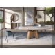 Scaune - Scaun modern design italian tesatura Gri Albastrui
