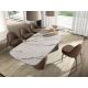 Mese extensibile - Masa extensibila design LUX Porcelain Marble 180-270cm