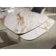 Mese extensibile - Masa extensibila design LUX Porcelain Marble 180-260cm