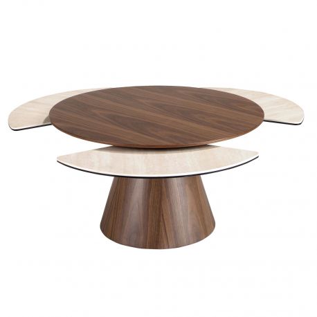 Masute Living - Masuta extensibila design LUX Walnut
