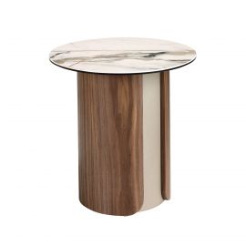 Masute Living - Masuta laterala design LUX Walnut