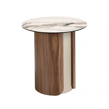 Masute Living - Masuta laterala design LUX Walnut