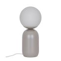 Veioza, lampa de masa design modern Notti maro deschis