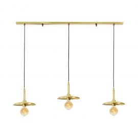 Pendule, Lustre suspendate - Lustra cu 3 pendule din alama Elio
