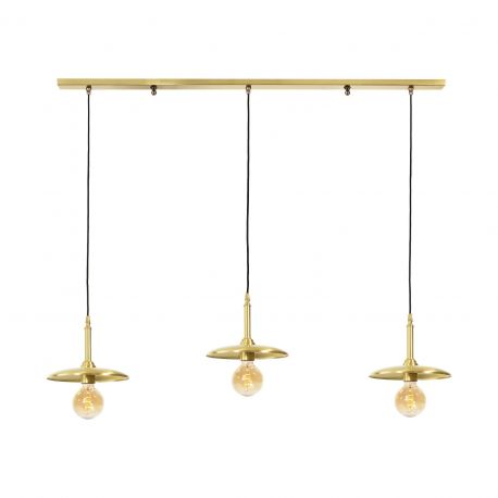Pendule, Lustre suspendate - Lustra cu 3 pendule din alama Elio