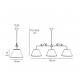 Candelabre, Lustre - Lustra suspendata design clasic italian Bruxelles