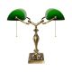 Lampi birou - Lampa de birou din alama design clasic Double Banker's