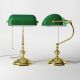 Lampi birou - Lampa de birou din alama design clasic Banker