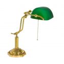 Lampa de birou din alama design clasic Banker