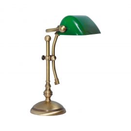 Lampi birou - Lampa de birou din alama design clasic Banker