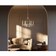 Candelabre, Lustre - Candelabru 6 brate din alama si cristal Venezia