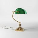 Lampa de birou din alama design clasic Banker
