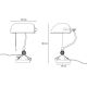 Lampi birou - Lampa de birou din alama design clasic Banker