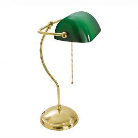 Lampa de birou din alama design clasic Banker