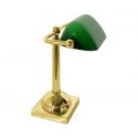 Lampa de birou din alama design clasic Compact Banker