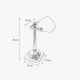 Lampi birou - Lampa de birou din alama design clasic Compact Banker