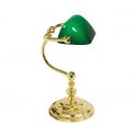 Lampa de birou din alama design clasic Small Banker