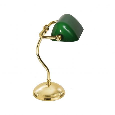 Lampi birou - Lampa de birou din alama design clasic Mini Banker