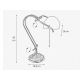 Lampi birou - Lampa de birou din alama design clasic Banker