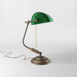 Lampi birou - Lampa de birou din alama design clasic Banker