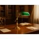 Lampi birou - Lampa de birou din alama design clasic Banker