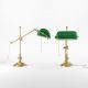 Lampi birou - Lampa de birou din alama design clasic Banker