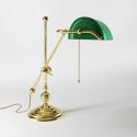 Lampa de birou din alama design clasic Banker