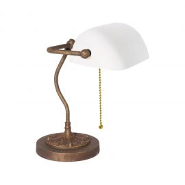 Lampa de birou din alama design clasic Banker