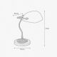 Lampi birou - Lampa de birou din alama design clasic Banker