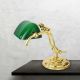 Lampi birou - Lampa de birou din alama design clasic Banker