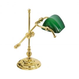 Lampa de birou din alama design clasic Banker