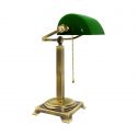 Lampa de birou din alama design clasic Banker Executive Library