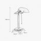 Lampi birou - Lampa de birou din alama design clasic Banker Executive Library