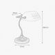 Lampi birou - Lampa de birou din alama si ceramica alba Banker